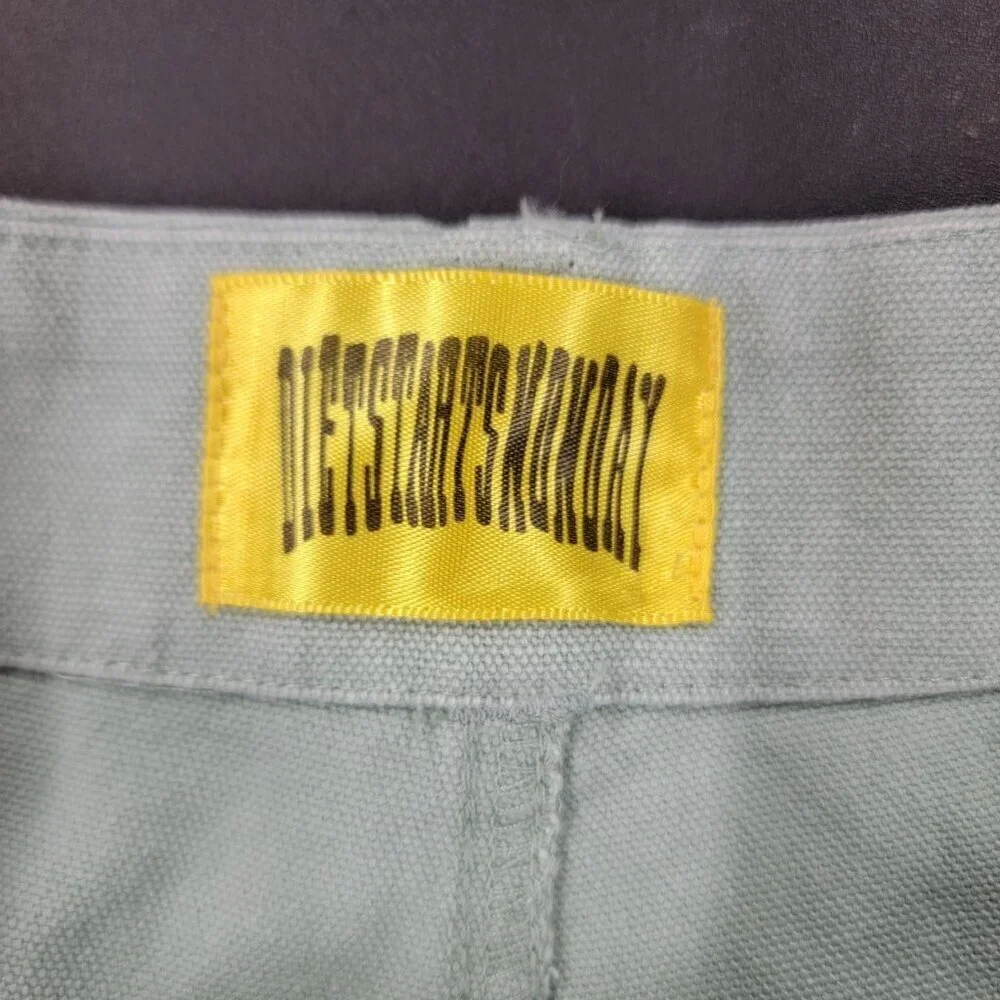 Diet Starts Monday Mens Size 30 Cargo Utility Pant Light Green Straight Leg - Picture 7 of 12